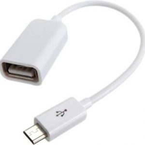 OTG Cable for Smart Phone - White