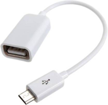 OTG Cable for Smart Phone - White
